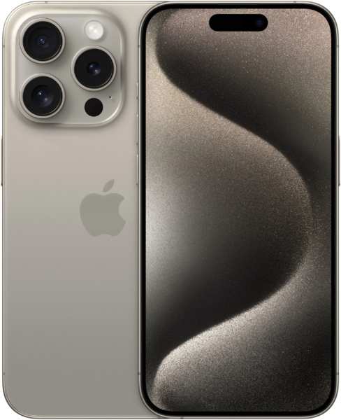 Телефон Apple iPhone 15 Pro (A3104) 256Gb титан (MV973CH/A) 971000063563698