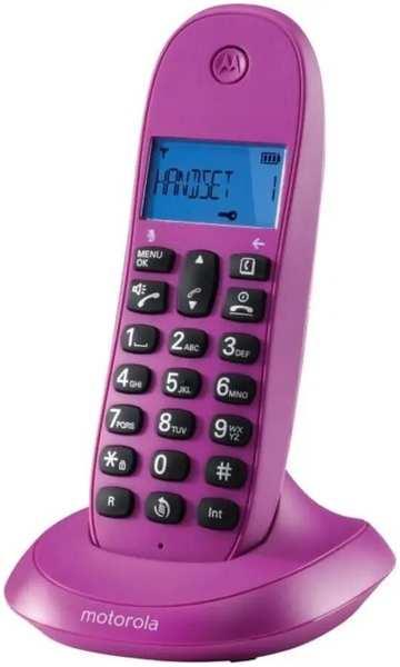 Радиотелефон Motorola Dect C1001LB+ фиолетовый 971000063911698