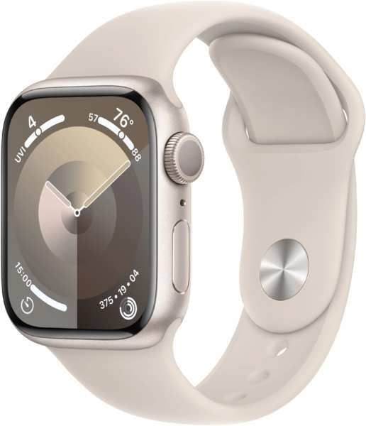 Умные часы Apple Watch Series 9 (A2980) 45мм сияющая звезда (MR963ZP/A)