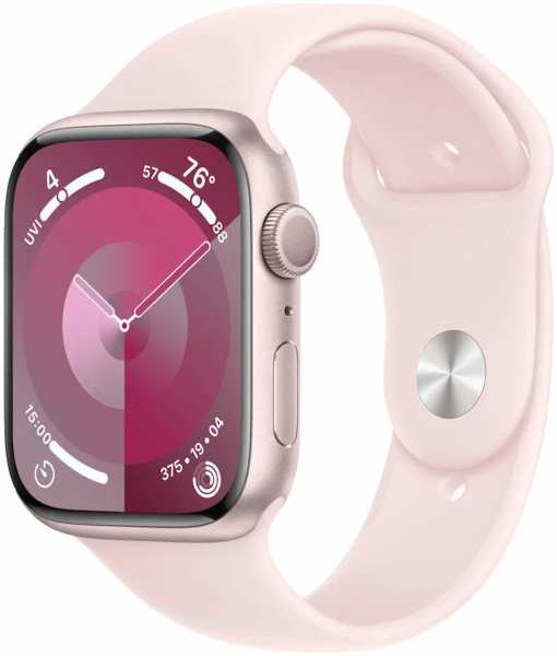 Умные часы Apple Watch Series 9 (A2980) 45мм розовый (MR9H3ZP/A) 971000064513698