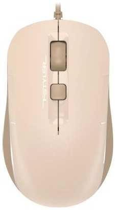 Компьютерная мышь A4Tech Fstyler FM26S бежевый/коричневый 971000065521698
