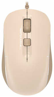Компьютерная мышь A4Tech Fstyler FM26 бежевый/коричневый 971000065526698