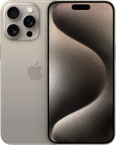 Телефон Apple iPhone 15 Pro Max (A3105) 512Gb титан (MU6W3J/A) 971000065771698