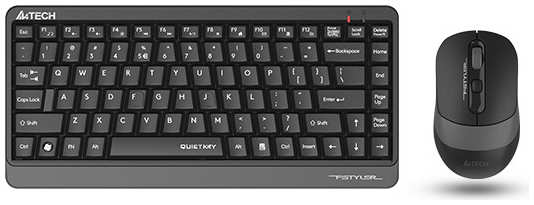 Комплект мыши и клавиатуры A4Tech Fstyler FGS1110Q черный/серый 971000067280698