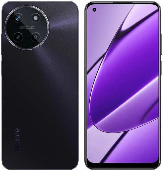 Телефон Realme 11 8/128Gb черный (RMX3636) 971000069404698