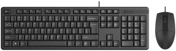 Комплект мыши и клавиатуры A4Tech KR-3330 черный/черный 971000071056698