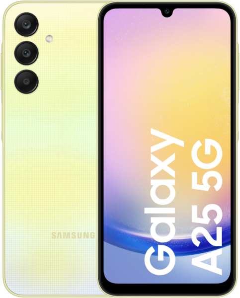 Телефон Samsung Galaxy A25 6/128Gb желтый (SM-A256EZYDCAU) 971000071343698