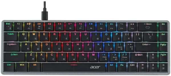 Клавиатура Acer OKW302 серебристый 971000071921698