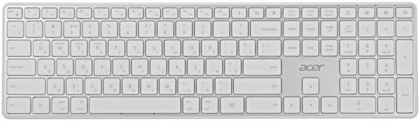 Клавиатура Acer OKR301 белый/серебристый 971000071922698