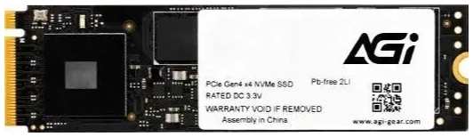SSD накопитель AGi AI838 M.2 2280 PCIe 4.0 x4 1TB (AGI1T0G44AI838)
