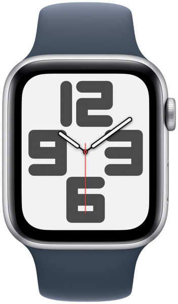 Умные часы Apple Watch SE 2023 44mm серебристый/синий (MREC3QH/A) 971000072412698