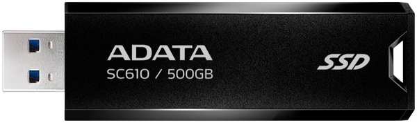 Внешний жесткий диск A-Data SC610-500G-CBK/RD
