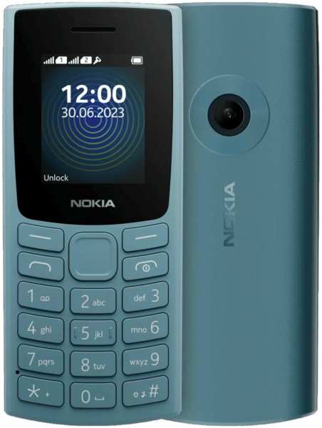 Телефон Nokia 110 DS синий (TA-1567) 971000074278698