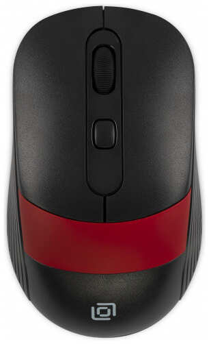 Компьютерная мышь Oklick 310MW черный/красный 971000074280698