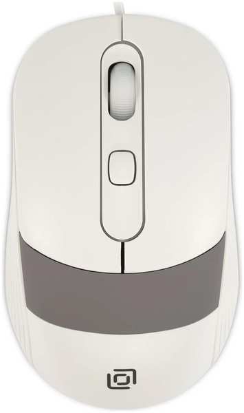 Компьютерная мышь Oklick 310M белый/серый 971000074288698