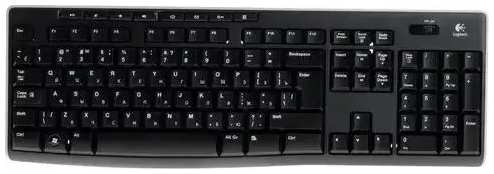 Клавиатура Logitech K270 черный/белый (920-003058) 971000075103698