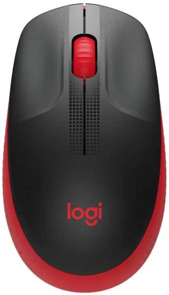 Компьютерная мышь Logitech M190 черный/красный (910-005915) 971000075296698