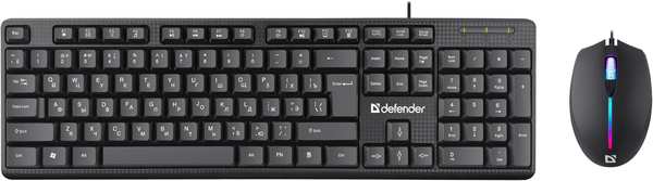 Комплект мыши и клавиатуры Defender Triumph C-991 RU черный (45991) 971000077062698