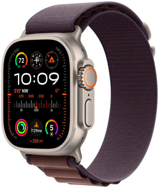 Умные часы Apple Watch Ultra 2 A2986 49мм титан/индиго (MREW3LL/A)