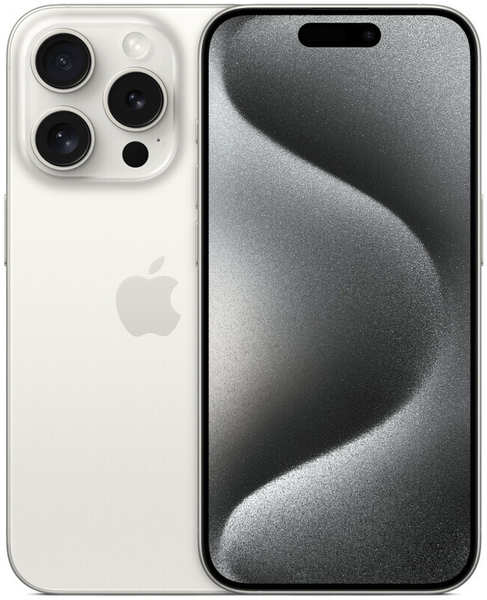 Телефон Apple iPhone 15 Pro (A3101) 1Tb белый (MTUR3J/A) 971000077363698