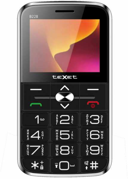 Телефон TeXet TM-B228 Black 971000077822698