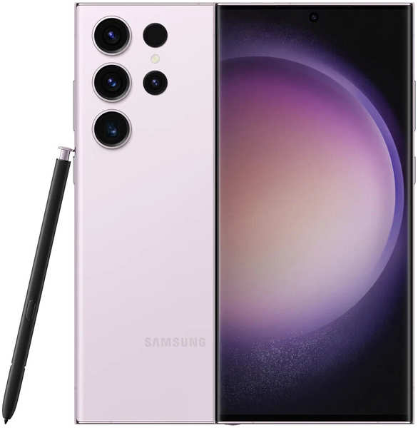 Телефон Samsung Galaxy S23 Ultra 5G 8/256Gb фиолетовый (SM-S918BZVCAFB) 971000079735698