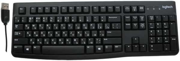 Клавиатура Logitech K120 черный USB (920-002583) 971000080046698