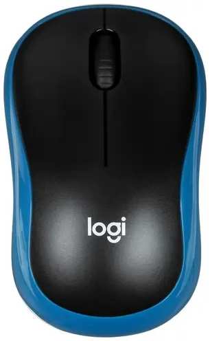 Компьютерная мышь Logitech M186 черный/синий (910-004132) 971000080707698