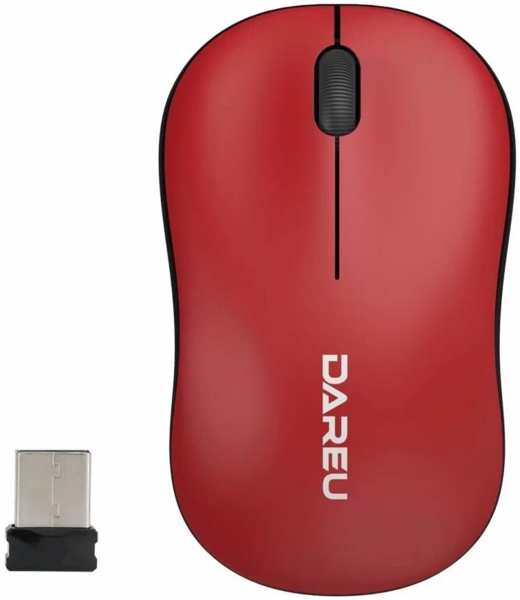 Компьютерная мышь Dareu LM106G Red-Black 971000081450698