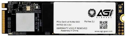 SSD накопитель AGI AI198 M.2 2280 PCI-E 3.0 x4 256Gb (AGI256G16AI198) 971000083544698