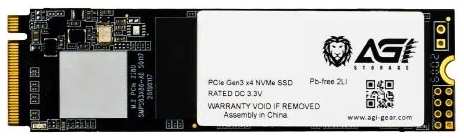 SSD накопитель AGI AI198 M.2 2280 PCI-E 3.0 x4 512Gb (AGI512G16AI198)
