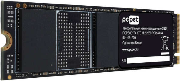SSD накопитель PC Pet M.2 2280 OEM PCI-E 4.0 x4 2TB (PCPS002T4) 971000083582698