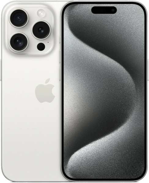 Телефон Apple iPhone 15 Pro (A3104) 256Gb белый титан (MTQ93ZA/A) 971000085400698