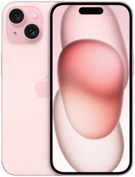 Телефон Apple iPhone 15 (A3092) 256Gb розовый (MTLK3ZA/A) 971000085404698