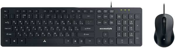 Комплект мыши и клавиатуры Accesstyle KM201-OC Dark Gray 971000089786698