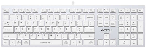 Клавиатура A4Tech Fstyler FX50 белый 971000103791698