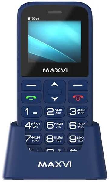 Телефон Maxvi B100ds blue 971000105325698