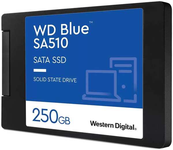 SSD накопитель Western Digital SATA2.5 250GB BLUE SA510 (WDS250G3B0A) 971000107875698
