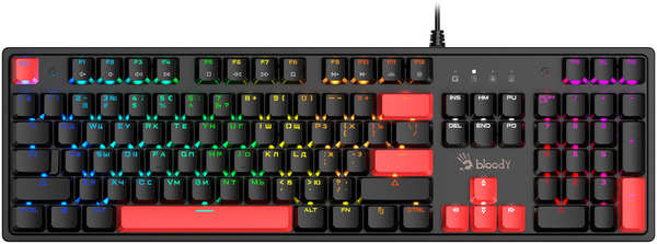 Клавиатура A4Tech Bloody S510N черный/красный 971000109364698