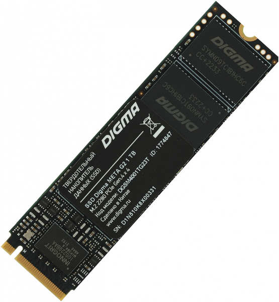 SSD накопитель Digma Meta G2 1Tb (DGSM4001TG23T) 971000109412698