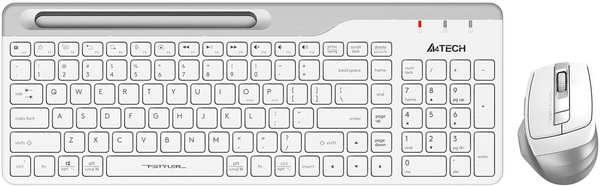 Комплект мыши и клавиатуры A4Tech Fstyler FB2535C белый/серый 971000110999698