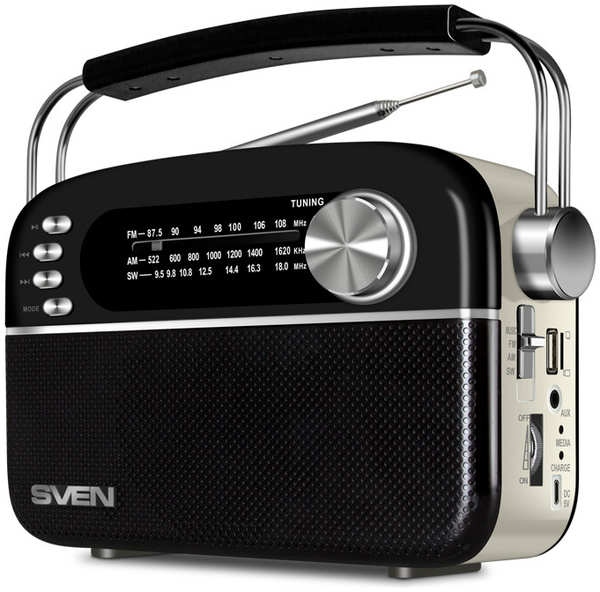 Радиоприёмник Sven SRP-505 черный 971000113280698