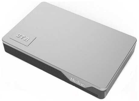 Внешний жесткий диск Netac 2Tb K338 silver-grey (NT05K338N-002T-30SL)