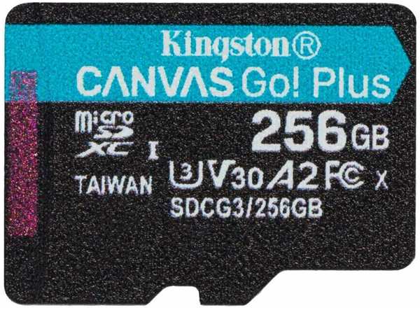 Карта памяти Kingston Canvas Go! Plus microSDXC UHS-I U3 256ГБ Class 10 (SDCG3/256GBSP) 971000117825698
