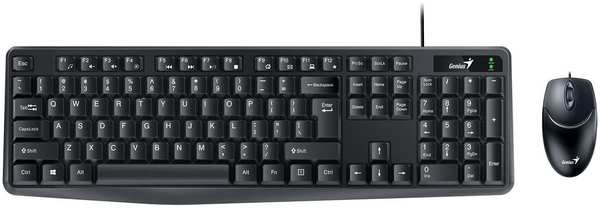 Комплект мыши и клавиатуры Genius Smart КМ-170 черный 971000117998698