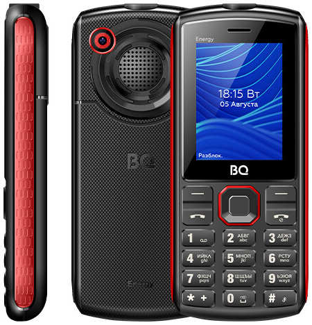 Телефон BQ 2452 Energy black/red 971000119473698