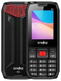 Телефон Strike P21 BLACK+RED