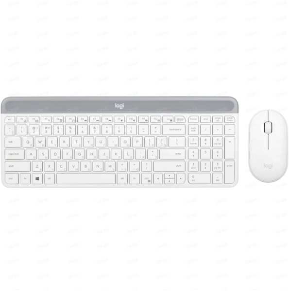 Комплект мыши и клавиатуры Logitech Combo MK470 белый (920-009207) 971000123433698