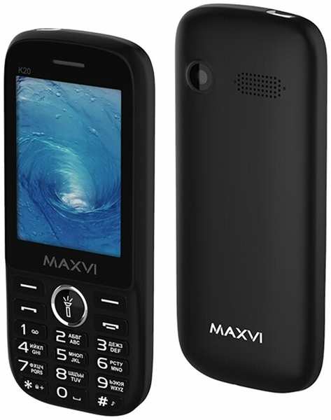 Телефон Maxvi K20 black 971000125950698