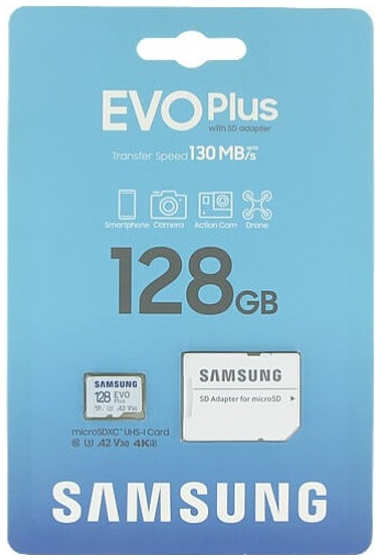 Карта памяти Samsung MicroSDXC Evo Plus 128GB (MB-MC128KA/CN) +адаптер 971000139444698